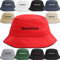 Nashville print factory Anglerhut Bucket Hat Bedruckt mit Wunschtext/Name (S/M, Black/Black)