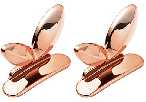 VALINK Toilet Lid Handle Self Adhesive Toilet Cover Lid Handle for Toilet Lid or Toilet Seats Rose Gold