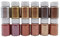 vsilay 12 Farben Metallic Pigment Pulver Glimmerpulver feines Harz Pigment Pulver Epoxidharz Farbstoff für Ton Schmuck Kerzen Seife Farbe Herstellung