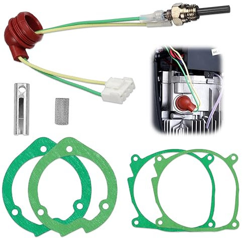 BNGXR Standheizung Keramik Glühkerze, 12V 2KW 5KW 8KW Keramik Pin Glühkerze für Luft Diesel Universal Parkheizung Keramik Pin Glühkerze Auto Heizstecker Service Kit für Auto LKW Boot