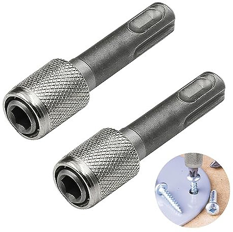 2 pz 6.35mm (1/4'') Adattatore SDS-Plus Adattatore per Punta da Trapano con Codolo Esagonale Adattatore per Punta da Trapano con Codolo Esagonale SDS Adattatore per Convertitore a Codolo Esagonale