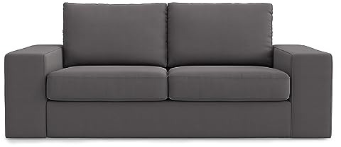 Masters Of Covers Housse De Rechange Compatible Avec Canapé 2 Places IKEA Kivik, 190 X 95 X 83 Cm (Gris Foncé, Coton)