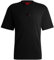 HUGO Mens Dugojelly Logo-Patch T-Shirt in Cotton Jersey Black
