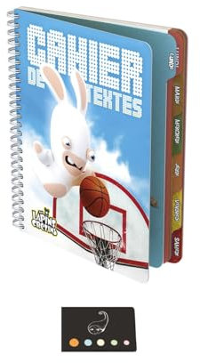 Hamelin Rabbids Textbuchset mit 1 Blumie Lesezeichenlineal aus Holz (Korb)