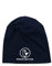 SCHIETWETTER Accessoire Kinder Mütze, Leichte Beanie, Übergangsmütze, dünne Kopfbedeckung, Logo-Print, stretch, warm, einfarbig navy-weiß 52