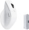 Keychron M6 4000 Hz Kabellose optische Maus Bluetooth 5.1/2.4 GHz/USB, Leichtgewicht 78g, programmierbar, PixArt 3395 Sensor mit bis zu 26K DPI/ 650 IPS für Windows Mac Linux - Weiß