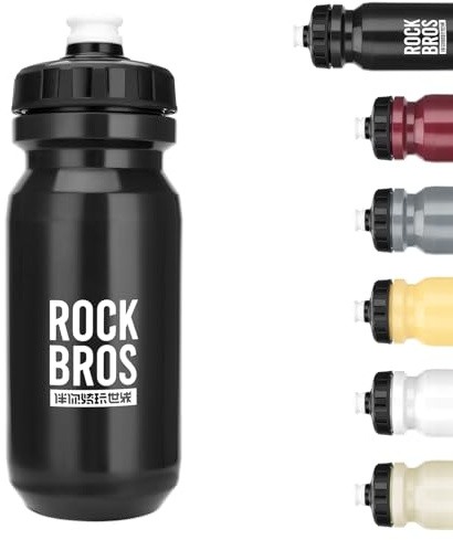 ROCKBROS Fahrrad Wasserflasche 600ml Trinkflasche BPA-Frei Auslaufsicher | Radfahren Wasserflasche für Camping Gym Wandern