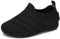 SAGUARO Kinder Hausschuhe Mädchen Jungen Pantoffeln Weich Rutschfest Hüttenschuhe Leicht Flexibel Slippers, Bleigrau 32/33 EU