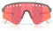 Oakley Brillen für Herren, Silber matt/Blau Colorshift/Prizm Trail Torch, 39 mm