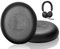 Link Dream Ersatz Ohrpolster für Jabra Evolve2 65 (65MS 65UC USB)/Evolve2 40 (40UC 40MS USB)/Elite 45h, Kopfhörern Ohrpolster Ersatzpolster mit weicherem Protein-Leder, Schwarz