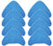 Bortivier 8 Packs Replacement Steam Mop Cleaning Pads S85-CM Steam Microfibre Cleaning Mop Pads Cleaner