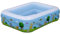 TUANZUN Piscina Hinchable Niños Piscina Inflable for niños, Plegable, Cuadrada, Bonita, for la Familia, Ideal for Ahorrar Espacio y for el jardín.