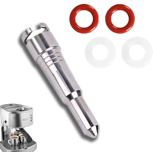 Dampfdüse für Kaffeemaschine,Edelstahl Steam Milchschaumdüse Zubehör,Dampfdüsenzubehör 1 Löcher düse, Kaffee Machines Nozzle,Kompatibel Mit De'Longhi Dedica Style EC680 EC685 ECP3420 310 330 EC9335