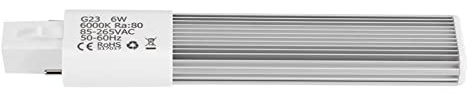 Ejoyous Glühbirne, 6 W LED-Röhre G23 GX23 Sockel 28 Stück 2835 LED Kaltweiß Warmweiß 3000 K 6000 K für Einbauleuchten (G23)