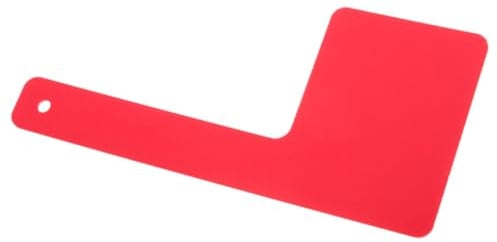 SILENRADAWN Rote Acryl Briefkastenflagge als Ersatz für Außenbereich mit Glattem Drehmechanismus und Statusanzeige Modernes Briefkastenzubehör für Einfache Montage