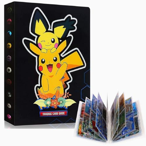 Raccoglitore Carte Pokemon, Album Carte, Album de Cartes à Collectionner, 30 Pagine e può Contenere 240 Carte
