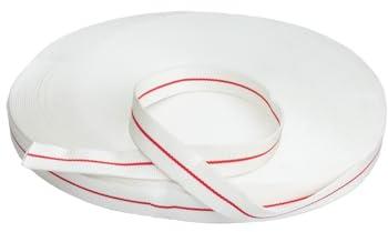 LYSEL Gurtband Polyester (PES) Spanngurt Zurrgurt 50mm breit 3mm dick weiß 5000 Kg