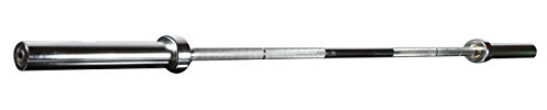 Gymstick Skivstång för 30 mm Viktskivor (10kg / 180cm), Krom, Stål