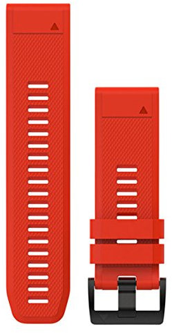 Garmin Silikon-Armband QuickFit-Wechselarmband, Feuerrot, 26 mm