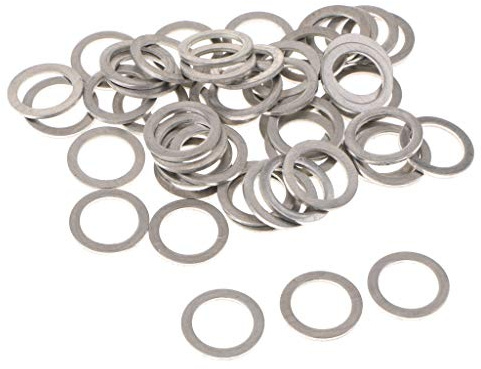 50 STK. Ölablassschraube Aluminium Dichtungen Dichtringe, Innen Φ14mm