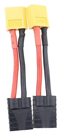 2 pièces XT60 mâle à Femelle connecteur Adaptateur Prise 14AWG avec câble de 8cm pour RC aéronef sans Pilote (UAV) Chargeur de Voiture LiPo connecteur de Batterie