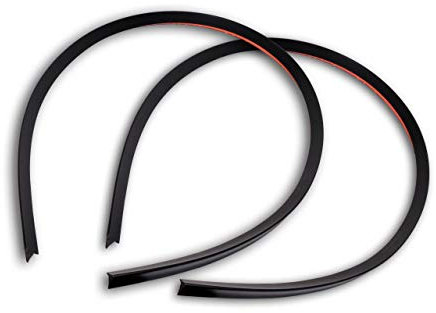 Hansen Styling Parts 2X universelle Kotflügelverbreiterung 25mm Breit - 200 cm lang passend für PKW, Pickup, Wohnmobil, SUV, Transporter Gummilippe Verbreiterung