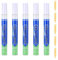 5 Stk Fugenstift Weiß, Fugenweiß Stift Wasserfest, Fugen Reparatur Stift mit Ersatzspitze, Reparaturstift für Fliesen Wand Bodenfliesenfuge Boden Küchen und Badezimmern