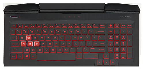 MiNGFi TPU Tastatur Schutz Abdeckung für HP Omen 15-ce(2017) - Transparent
