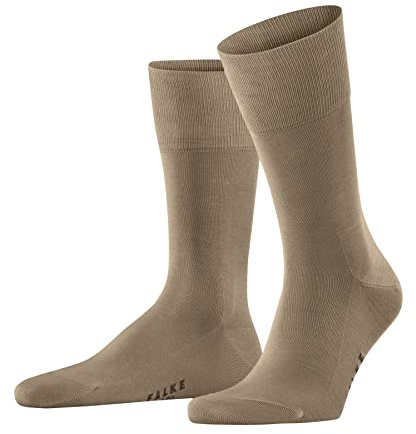 FALKE Herren Tiago Socken atmungsaktive nachhaltige biologische Fil d´Écosse Baumwolle leichter Glanz flache Naht druckfreie Fußspitze fein einfarbig dünn Business Alltag 1 Paar