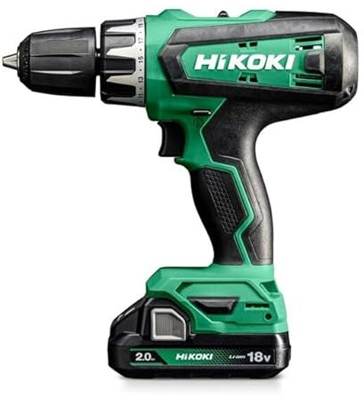 Hikoki DV18DFWQZ Lithium Battery Combined Drill, 2 Charger, 18 V, 50 Nm
