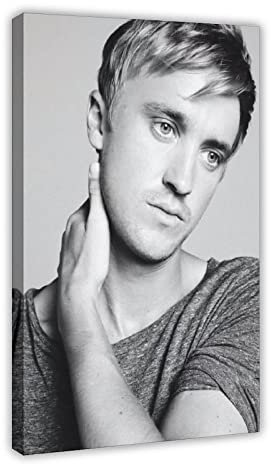 RIPEX Schauspieler Tom Felton Leinwandposter Wandkunst Dekor Bild Gemälde für Wohnzimmer Schlafzimmer Dekoration Rahmen Stil 40 x 60 cm