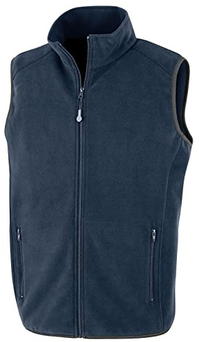Result Genuine Recycled Unisex Adult Body Warmer (L) (Navy Blue)