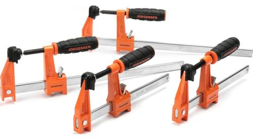 JORGENSEN 4er-Satz Mittelschwere Stahlklemmen (2-15 cm, 2-30 cm) 2391335 Spann-Weite (max.):30mm Pro