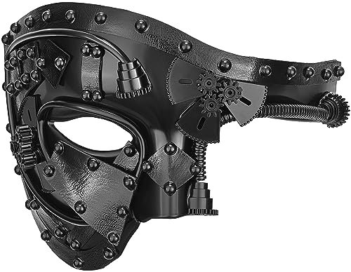 Balinco Demi-masque Steampunk (noir)