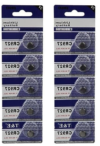 Lot de 5/10 piles bouton CR927 longue durée 3 V pour télécommande de voiture