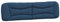 vidaXL Kopfteil Kissen, Kopfteilkissen mit Reißverschluss, Rückenkissen mit hervorragender Rückenlehne, Kopfkissen Lesekissen, Blau 200cm Stoff