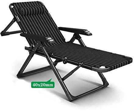 Robuster Chaiselongue-Stuhl für den Außenbereich, faltbar, ohne Schwerkraft, zusammenklappbar, Bräunungsliegestuhl, Liegestuhl, robust, für Terrasse, Pool, Deck, Balkon, Strand, Rasenmöbel,
