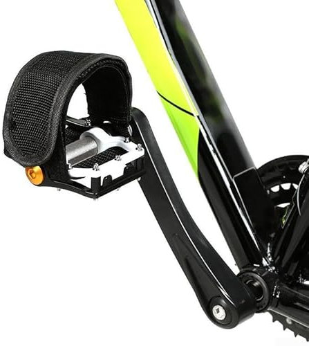 HEIBTENY FIXIE Pedalriemen, ergonomisches Design, 2 Stück und Haltbarkeit (schwarz), R05ORA5F39582848BBE3B