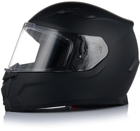 Integralhelm Mopedhelm | VITO Duomo | Motorrad Helm Vollvisierhelm Mopedhelm ECE 22.06 | Motorradhelm Full-Face Helme (XXL (63-64cm))