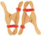 VICASKY Versatile Wooden Fort Building Clips Fort Kit for Boys and Girls Playhouse Construction Boys and Girls