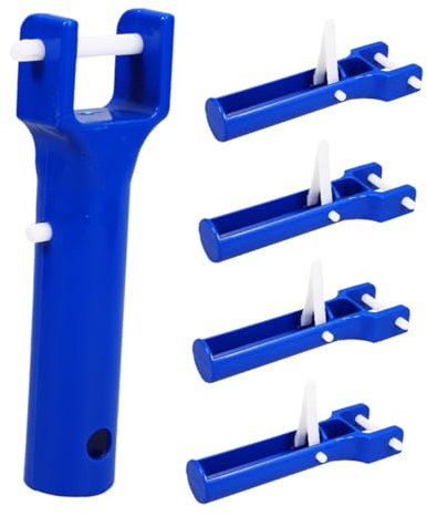 BESPORTBLE 5piezas Clip Mango Aspiradora Piscina Mango Limpiar Piscina Accesorio Limpiador Ligero