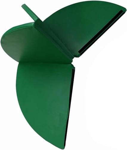 Pole Dance Stange Professionelle Tanzstange Pole Dance aus Stahl Runde grüne Tanzmatte für Sicherheitsgymnastik für Zuhause/Studio, tragbar und abnehmbar (130 cm/4,3 ft