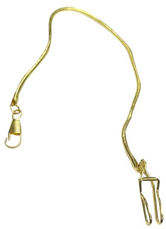 BESTYASH Uhrenketten Metall Clip Taschenuhrketten Gürtelketten Mit Verschluss Für Jeans Brieftaschenkette Vintage Style