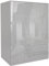 Blisswood High Gloss 3 Door 2 Drawer Wardrobe – MDF Wooden Double Wardrobe with Hanging Rail, Shelves & Large Storage Cupboard for Bedroom Furniture (Grey)