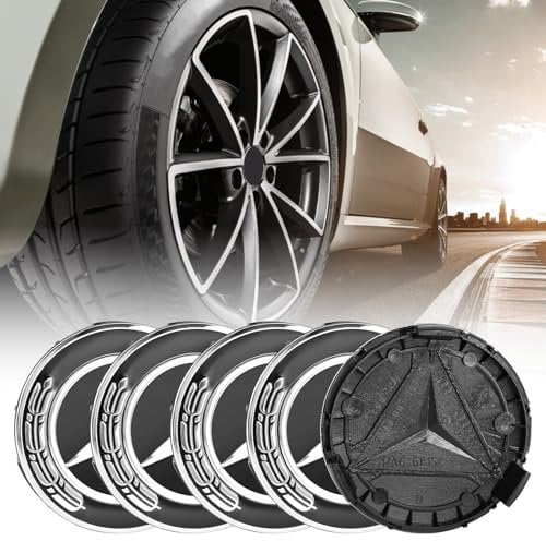 4 Stück Nabendeckel Radkappen für 75mm, Radnabenkappen Felgenkappen, Nabenkappen Wheel Caps, Felgendeckel Geeignet für Alle Baureihen, Das Stark, Langlebig, Stabil, Stark