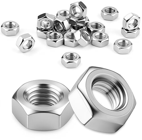 15 tuercas hexagonales de acero inoxidable M12 de alta calidad para tornillos, arandelas, varillas roscadas