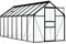 vidaXL Serre Tente Abri Plantes Serre à Fleurs Serre à Plantes Serre de Jardin Serre d'Extérieur Arrière-Cour Anthracite Aluminium 8,17 m²