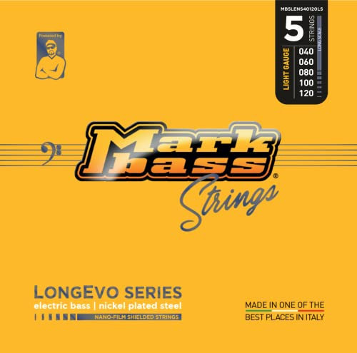Markbass Longevo Series Strings 5s 40-120 Nickel Plated Steel - Jeu de cordes pour guitare basse à 5 cordes
