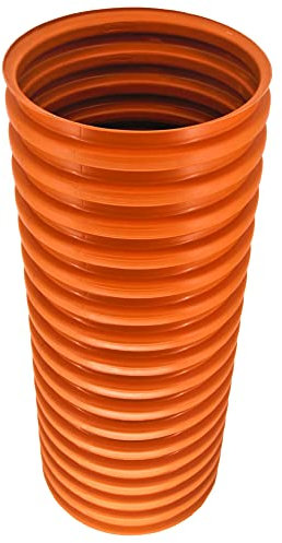 Megaastore KG Steigrohr Schachtrohr Wellrohr DN315 Länge - 1m Kanalschacht Kanalrohr Abwasser (DN 315)