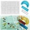 4 PCS Epoxy Resin Tray Mold, AFUNTA Rolling Silicone Mold Moon Sturdy Storage Box with Joint Holder for Casting, DIY Jewelry Holder, Home Decoration, Transparent